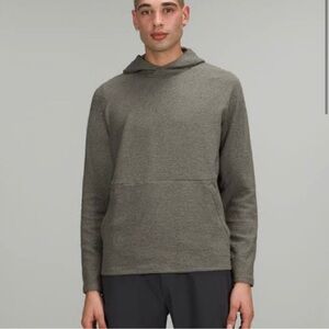 MENS Lululemon olive green “at ease” hoodie